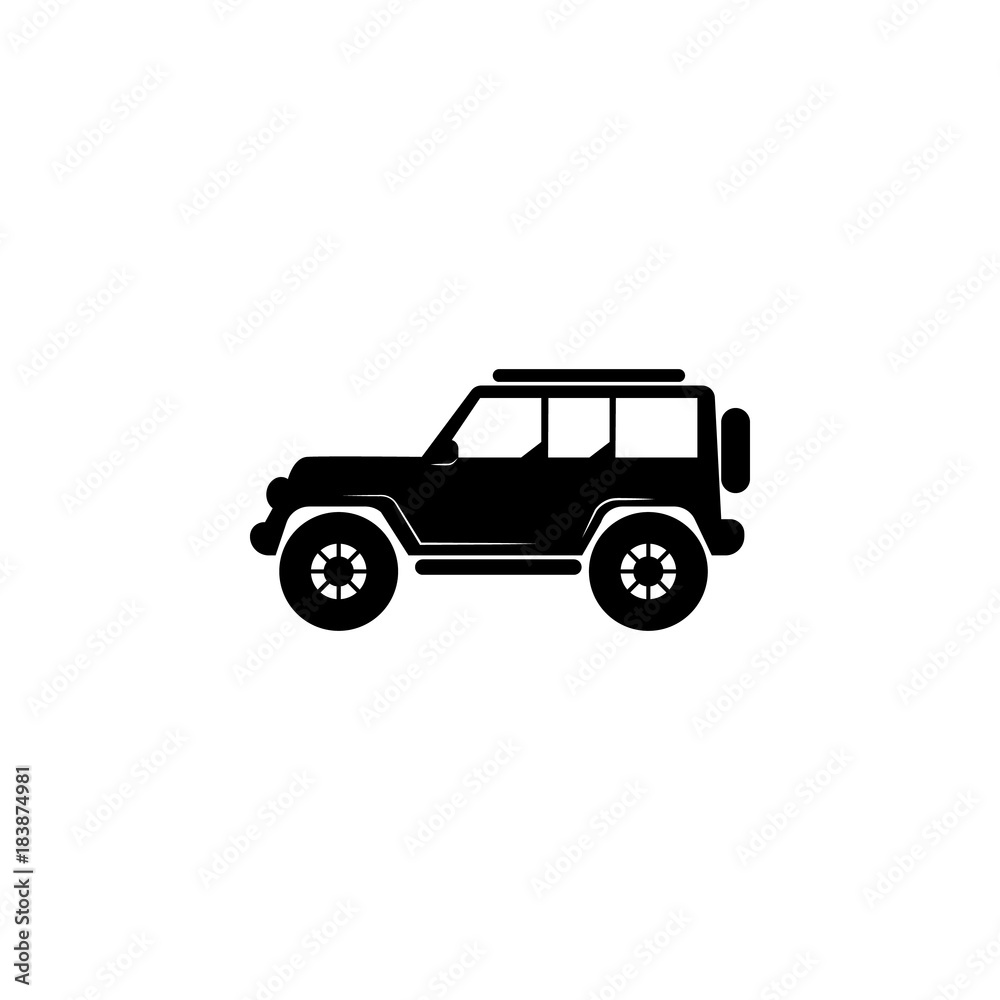 Off-road car icon. Transport elements. Premium quality graphic design icon. Simple icon for websites, web design, mobile app, info graphics