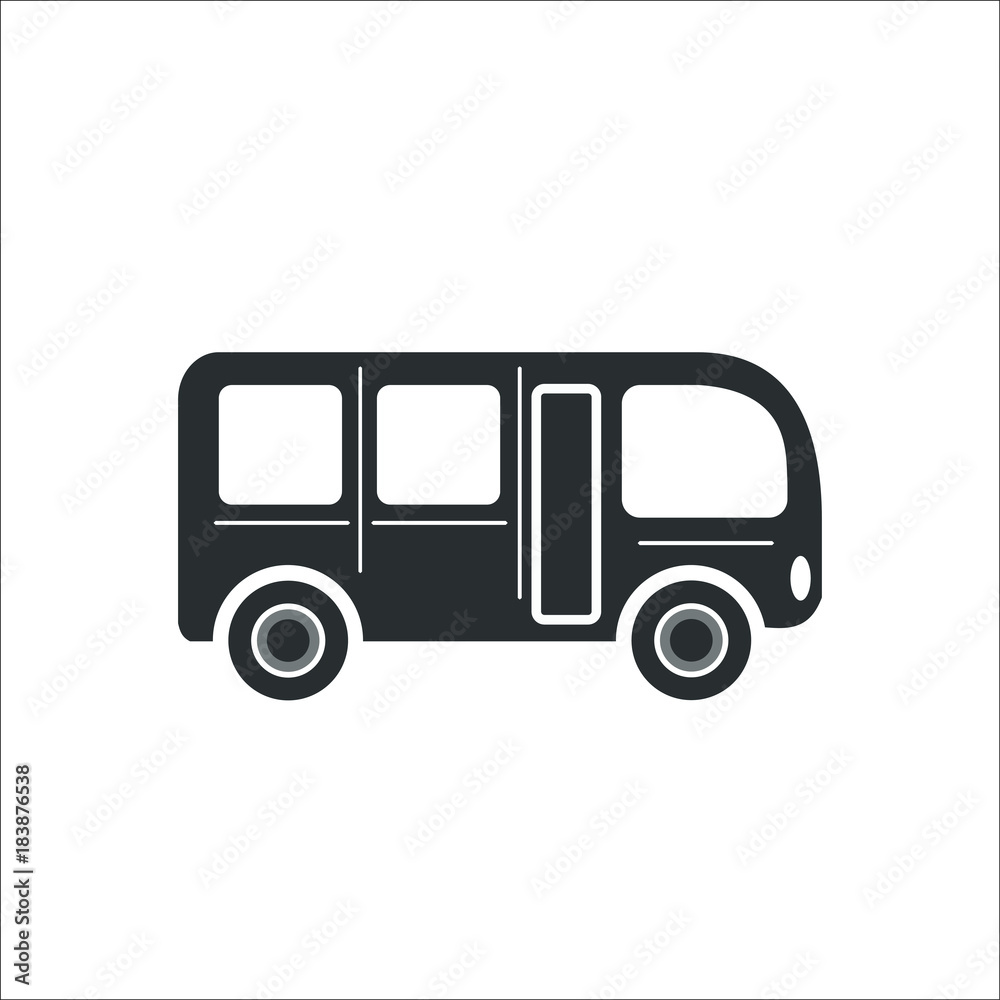 bus icon. Vector Illustration