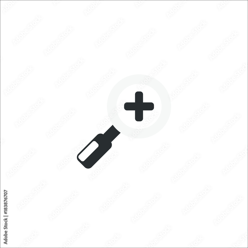 Search icon vector. Magnify Search icon vector. Magnify