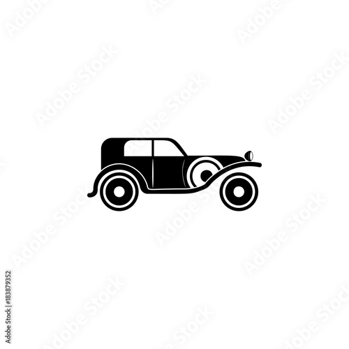 vintage car icon. Transport elements. Premium quality graphic design icon. Simple icon for websites, web design, mobile app, info graphics © gunayaliyeva