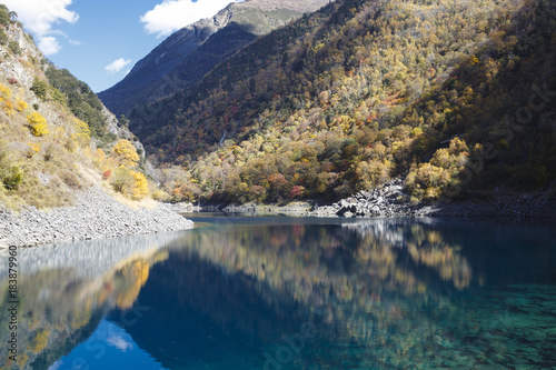 Sichuan China songpinggou autumn scenery