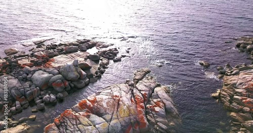 Bay Of Fires in Binalong Bay, Tasmania.
