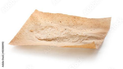 Sheet of baking paper