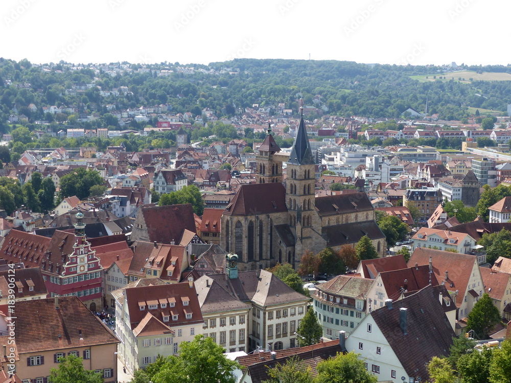 Blick über Esslingen