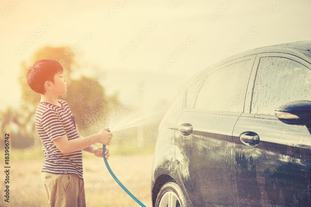 His car was washed is washed. His car was washed is washed