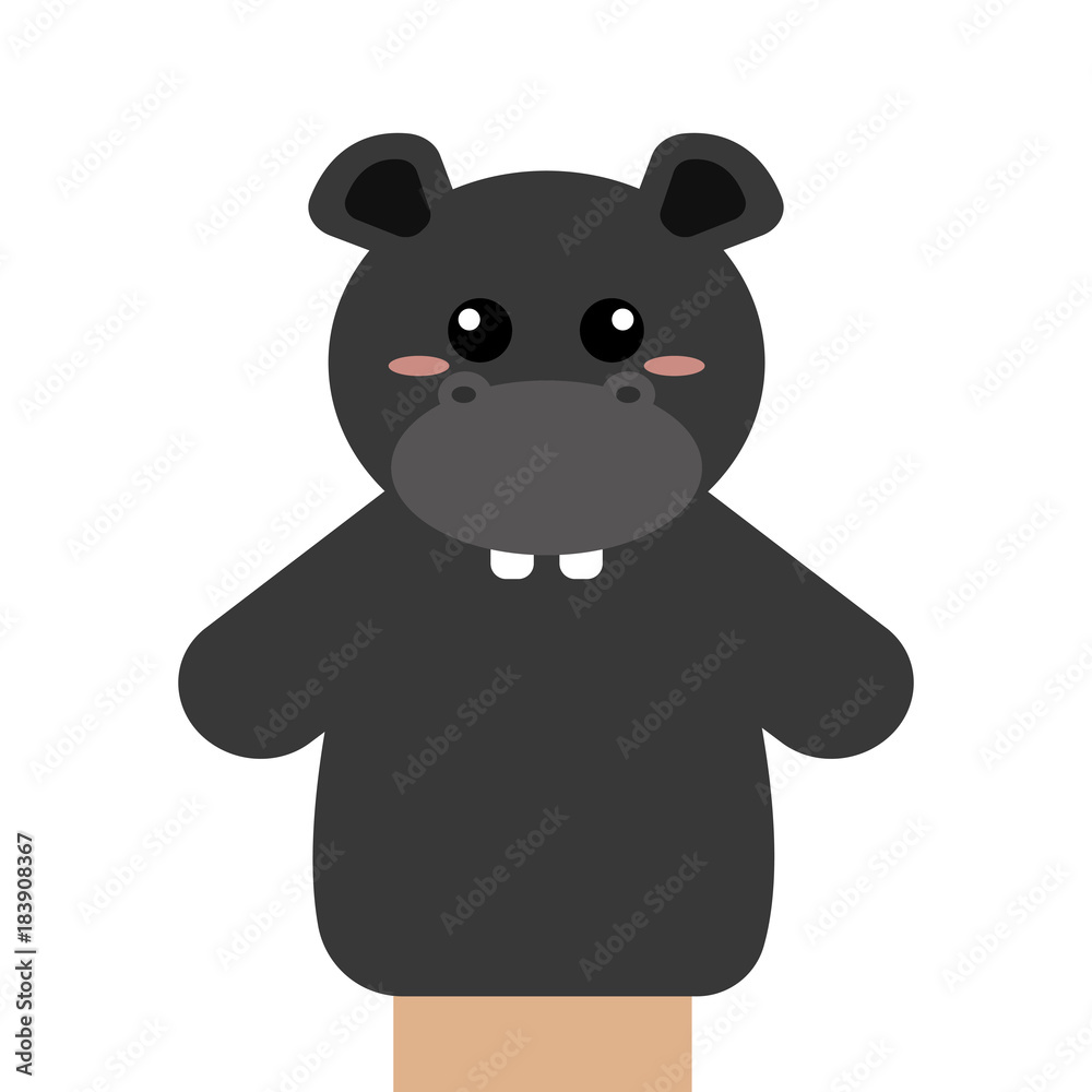Cute puppet animal