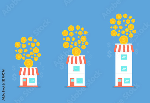 Franchise business concept, franchise marketing system