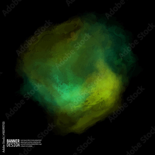 Colorful watercolor Space Galaxy Background