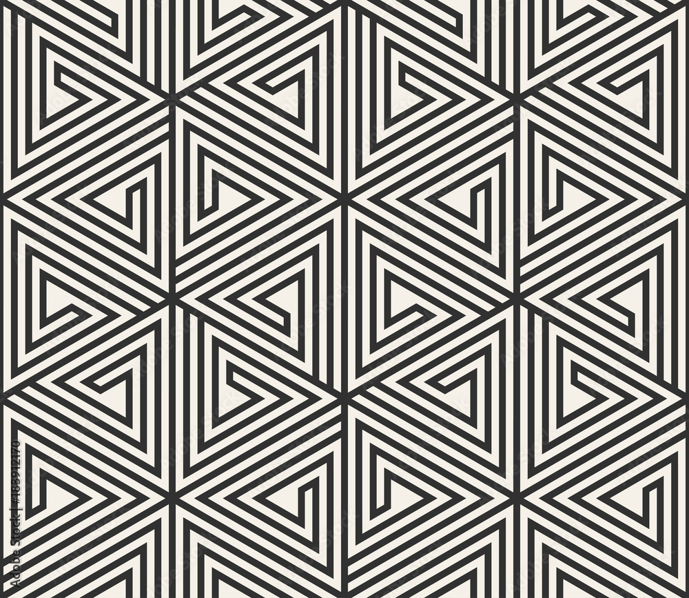 Vector seamless lines pattern. Modern stylish triangle shapes texture. Repeating geometric tiles Vector seamless lines pattern. Modern stylish triangle shapes texture. Repeating geometric tiles