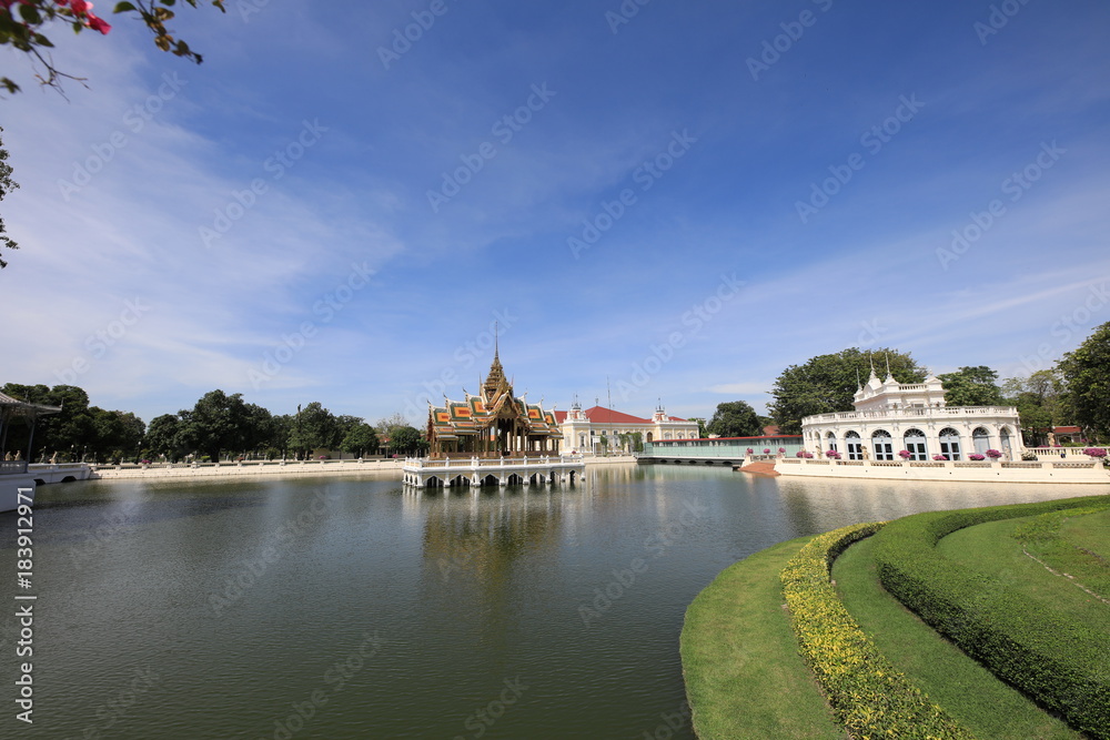 Fototapeta premium Around the palace Bangpa-in.