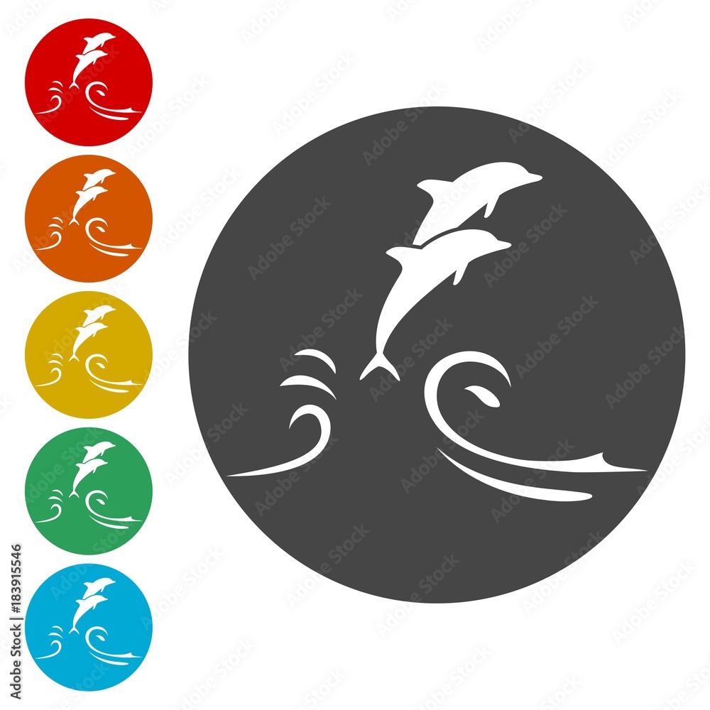 Dolphin fish animal silhouette, Silhouette dolphin Dolphin fish animal silhouette, Silhouette dolphin