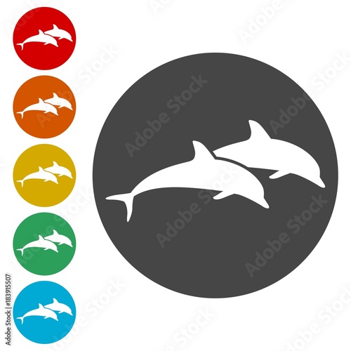 Dolphin fish animal silhouette, Silhouette dolphin 