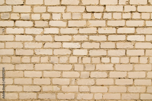 Brick wall in the house as a background