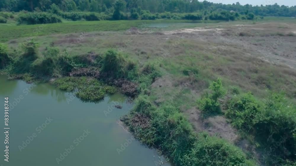 natural pond in asian landscape natural pond in asian landscape