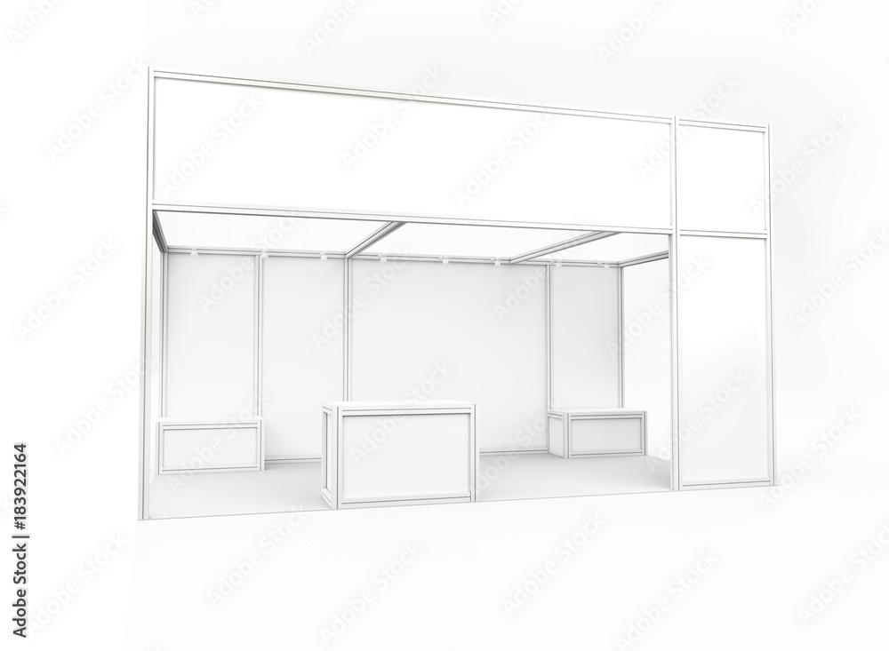 Trade show booth. 3d render Trade show booth. 3d render