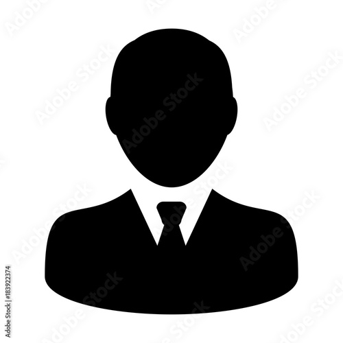 User Icon Vector Male Person Symbol Profile Avatar Sign in Flat Color Glyph Pictogram illustration
