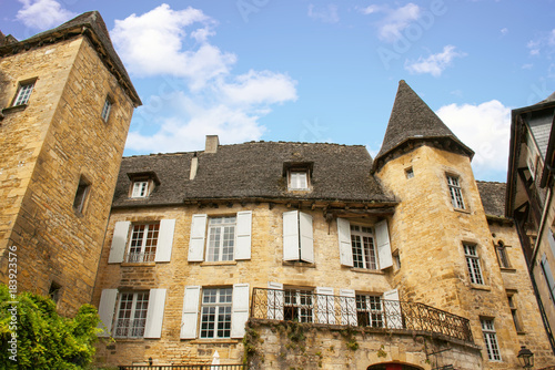 Sarlat-la-Canéda. Hôtel de Gisson, monument historique. Dordogne. Nouvelle Aquitaine