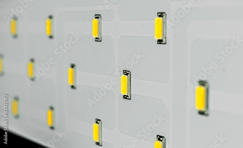 SMD LED on Aluminum Printed Circuit Board part of high power led light sistem