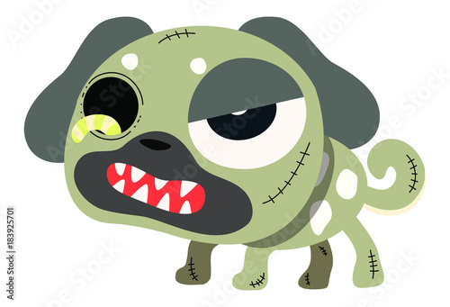 Zombie Pug Dog