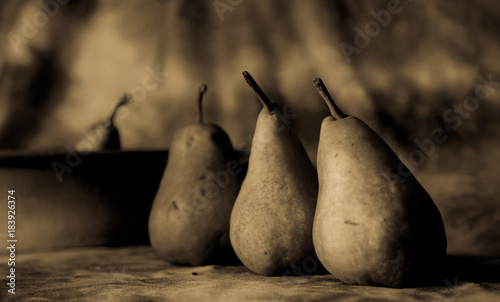 Three Pears in a row