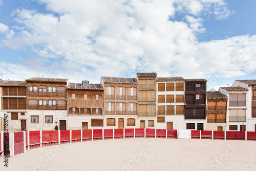 Ancient bullring in Peñafiel, Spain