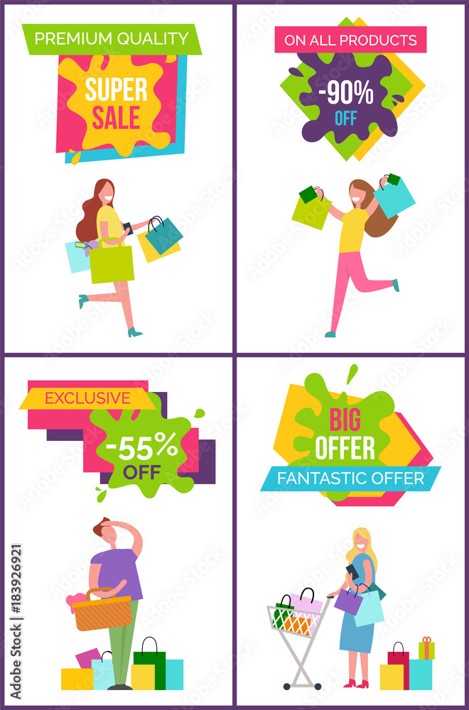 Premium Quality All Products Vector Illustration Premium Quality All Products Vector Illustration
