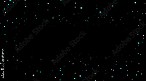 Night sky with blue stars on black background. Dark astronomy space template. Galaxy starry pattern wallpaper. Shiny stars, night sky universe. Cosmos stars wallpaper Vector illustration