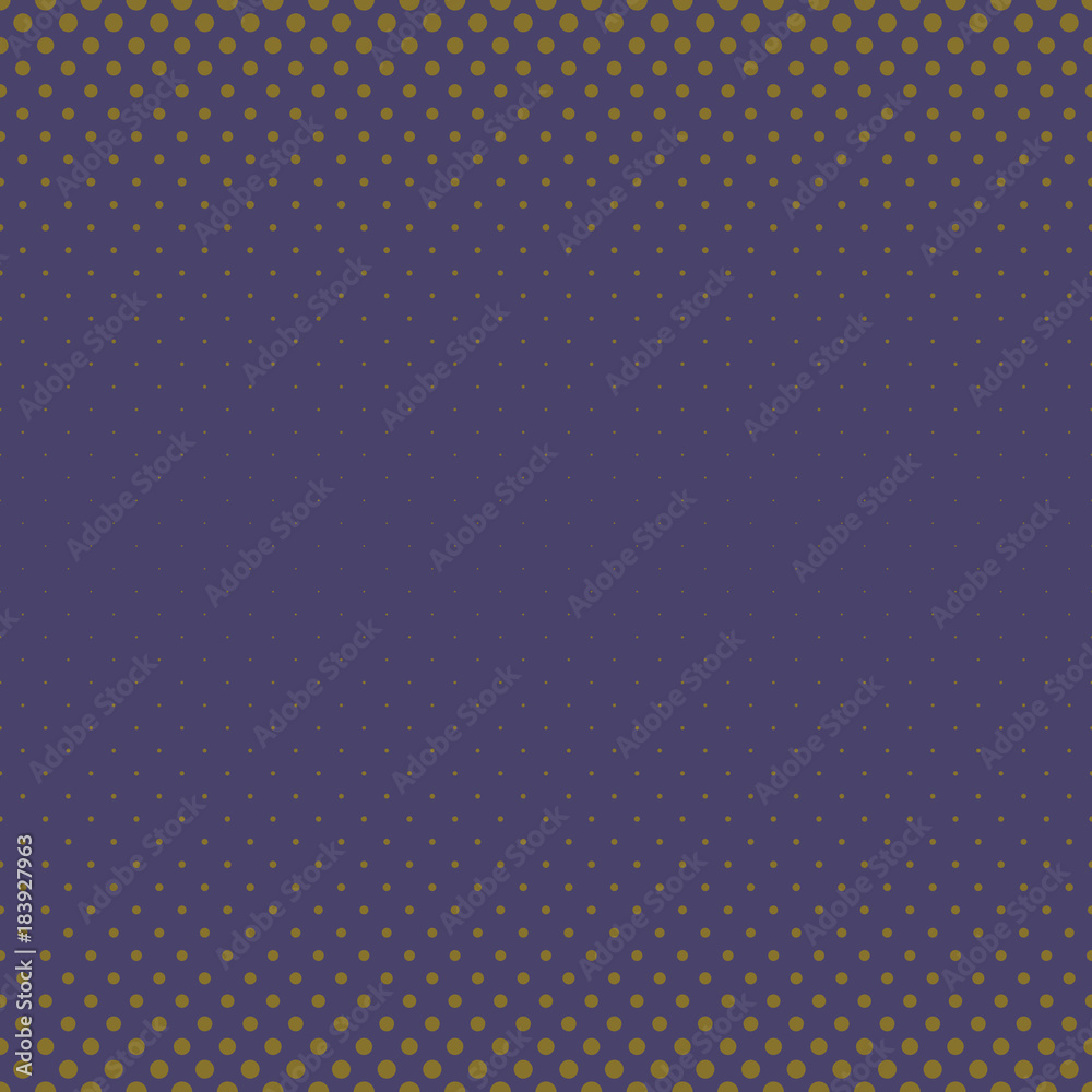 Geometric halftone dot pattern background - vector graphic with circles in varying sizes