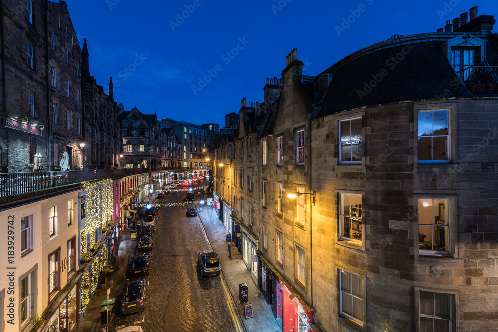 Victoria Street in Edinburgh