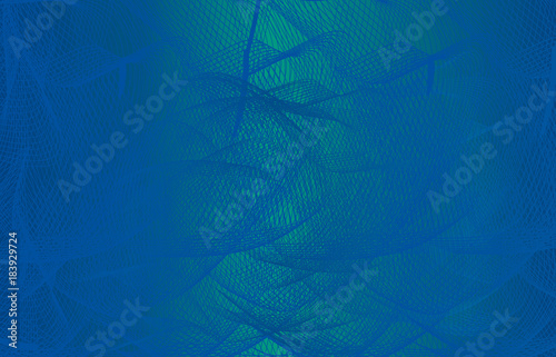 Abstract interpolated background, blue waves vector