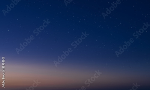 Fototapeta Naklejka Na Ścianę i Meble -  Cloudless sky and thousands stars in it.