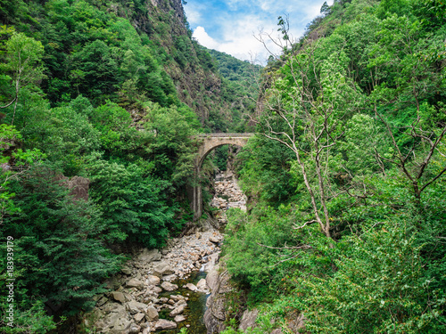 Casletto Bridge in Val Grande National Park