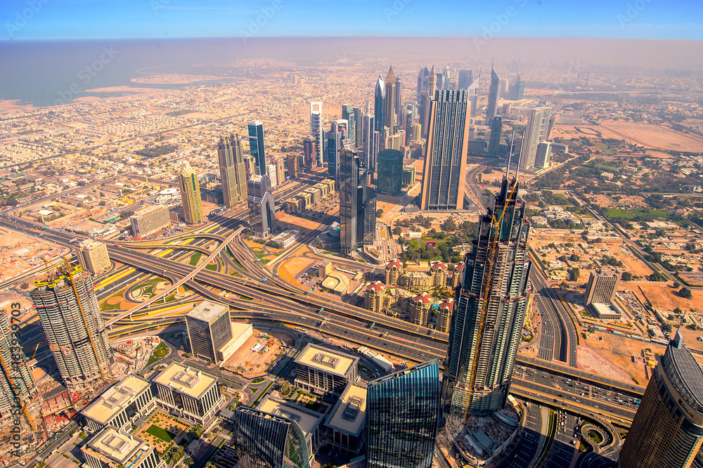 Panorama cittadino di Dubai