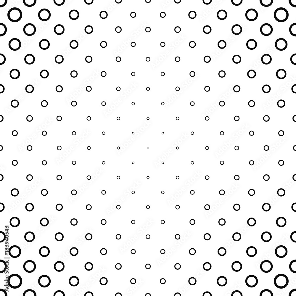 Abstract black and white ring pattern background design Abstract black and white ring pattern background design