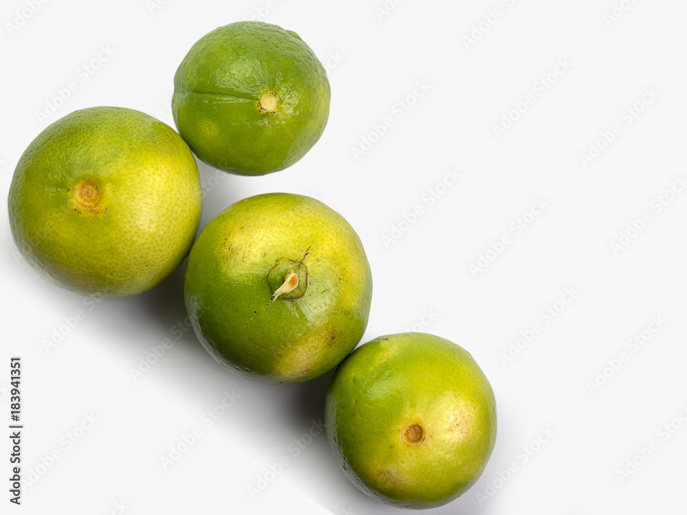 Fresh lemon isolated on white background. Fresh lemon isolated on white background.
