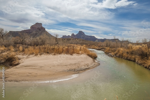 River in desert