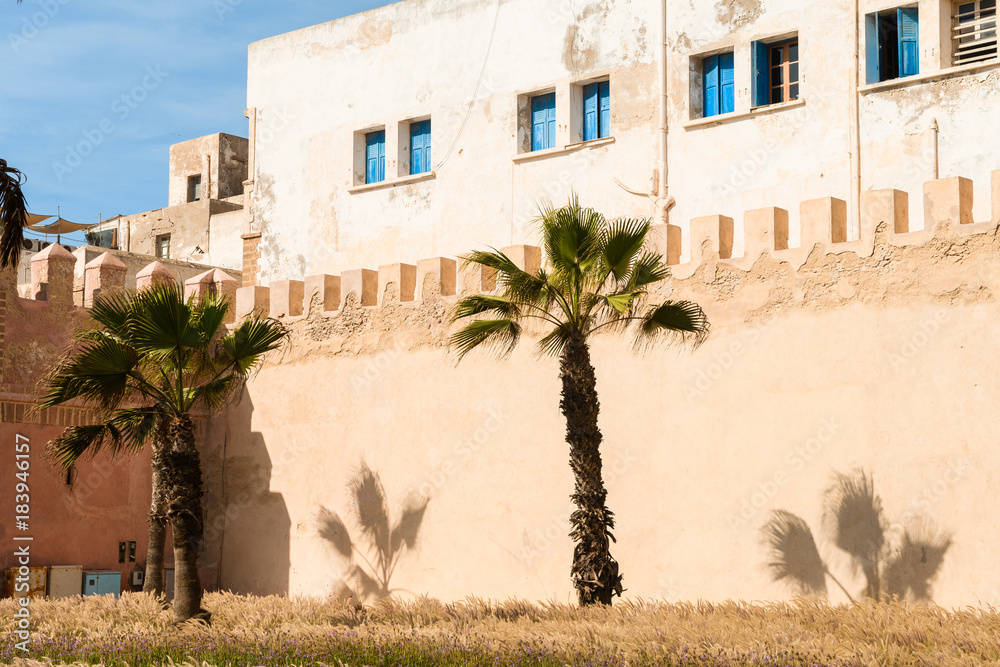 walls of Essaouira old medina, morocco