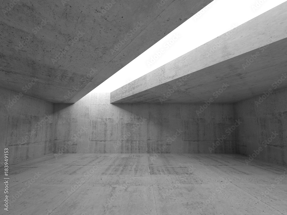 Fototapeta Tło 3D beton - minimalizm architektury