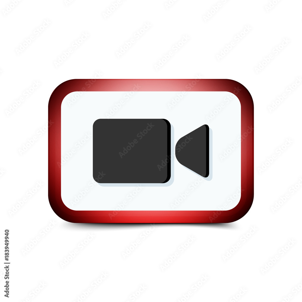 Video Button sign illustration Video Button sign illustration