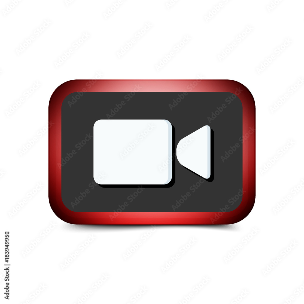 Video Button sign illustration Video Button sign illustration