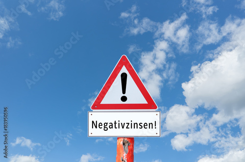 Negativzinsen! photo