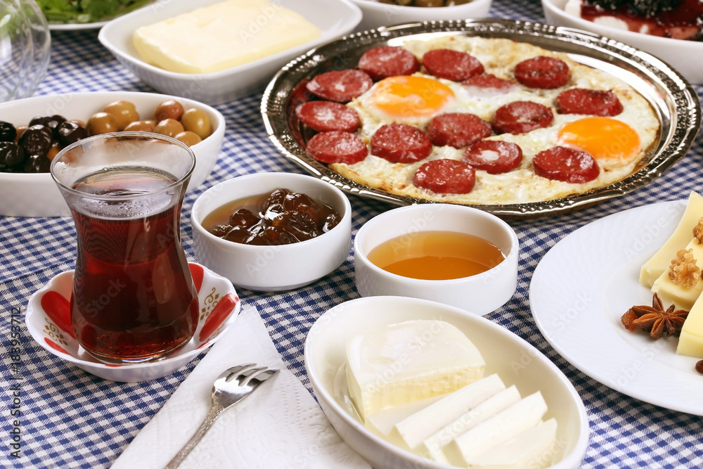 Delicious Turkish breakfast is waiting for you Delicious Turkish breakfast is waiting for you
