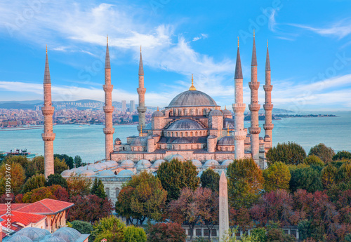 Fotografia The Blue Mosque, (Sultanahmet Camii), Istanbul