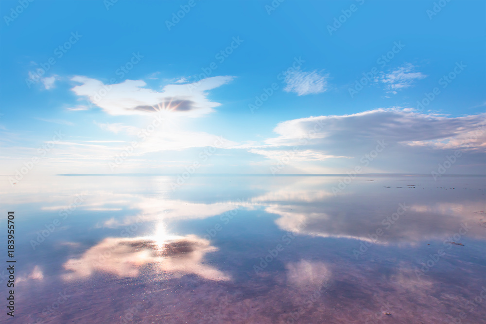 Obraz premium Salt Lake (Tuz Golu), Central Anatolia Region,Turkey