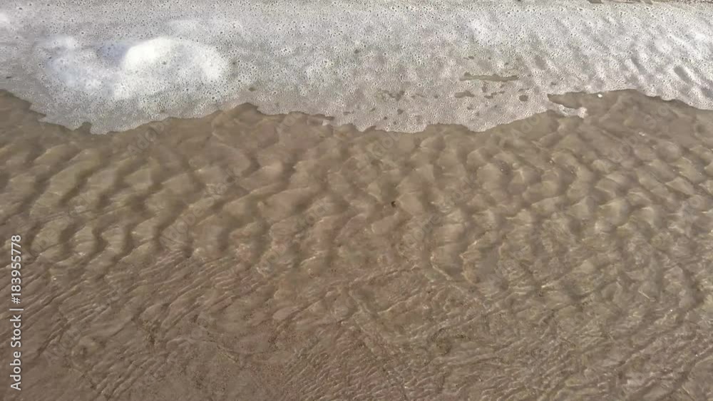 Fließendes Wasser an der Nordsee Fließendes Wasser an der Nordsee