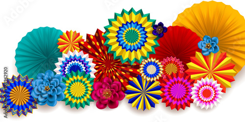Carnival background.Design of children`s party poster 2