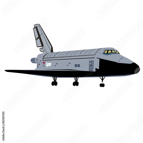 space plane Buran made in the USSR in the twentieth century