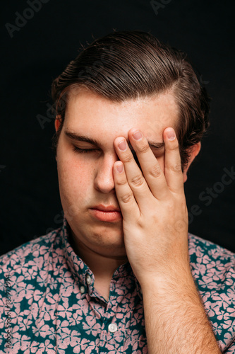 Man Looking Disappointed