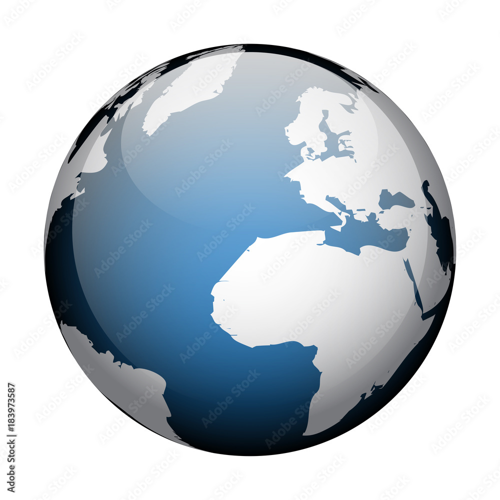 Fototapeta premium Vector illustration of Globe