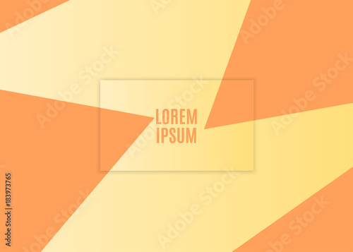 Abstract background with geometric shapes. Modern minimal design. Vector illustration